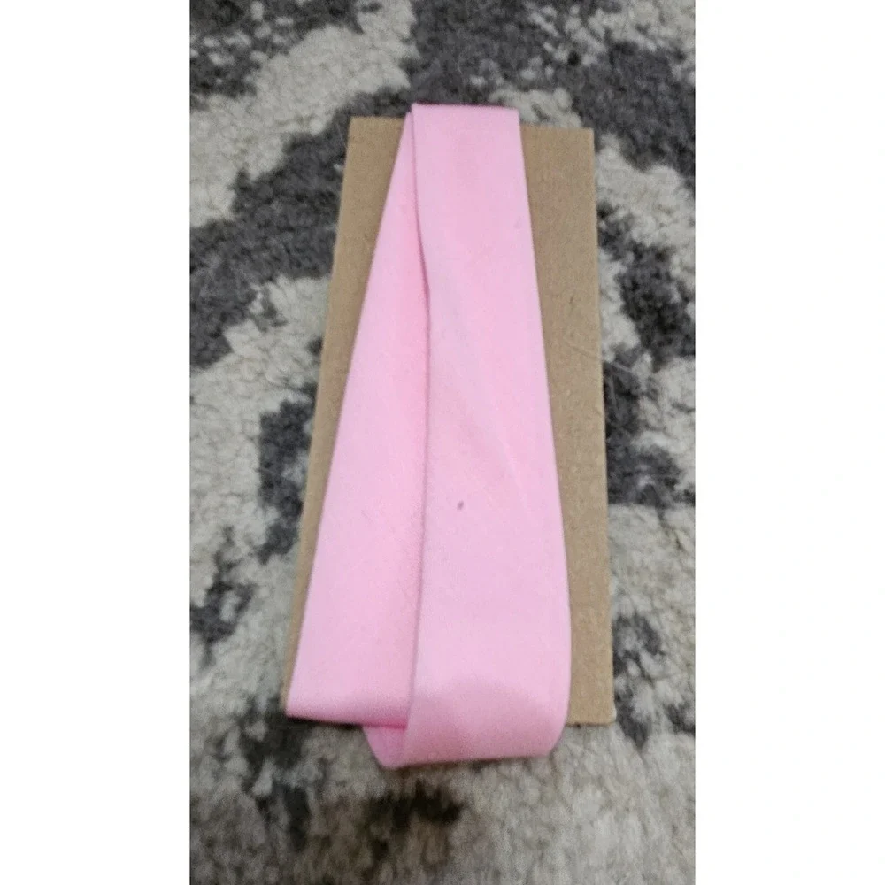 Vintage 50s Pink Bias Tape Sewing Trim Lot of 6